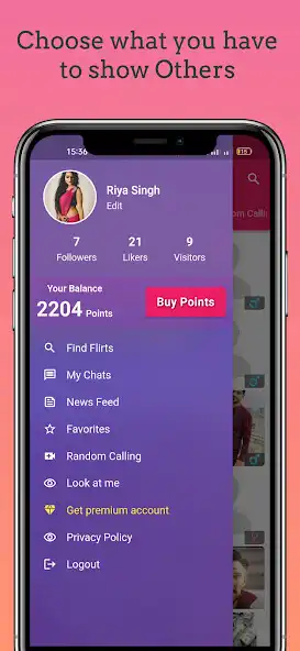Play Lovisher - Date, Chat, Calling as an online game Lovisher - Date, Chat, Calling with UptoPlay