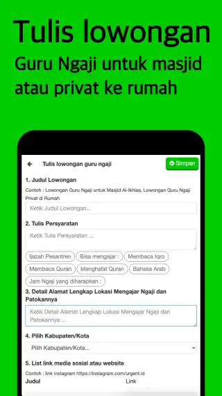Play Lowongan Guru Ngaji Terdekat as an online game Lowongan Guru Ngaji Terdekat with UptoPlay