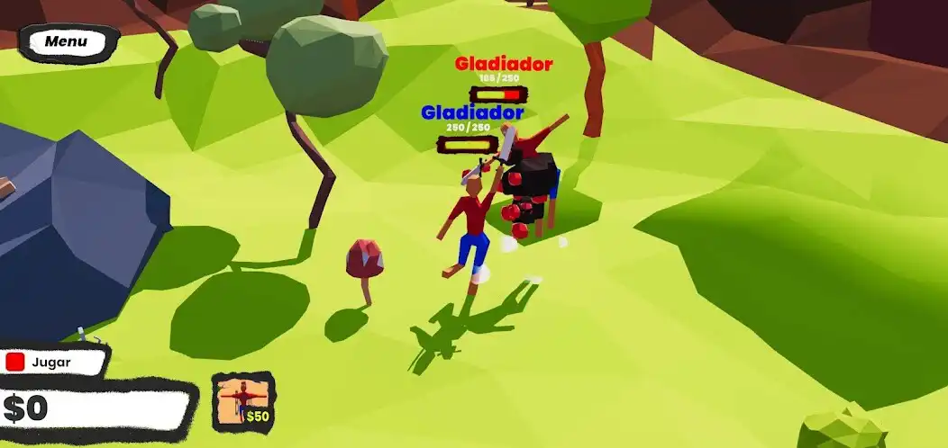 Play Low Poly Arena as an online game Low Poly Arena with UptoPlay
