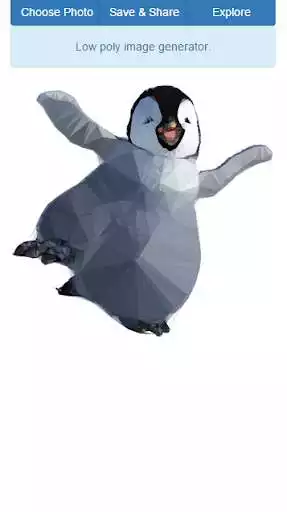 Play Low poly -image triangulation