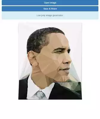 Play Low poly -image triangulation
