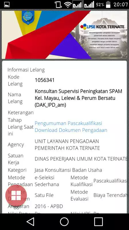 Play LPSE Ternate