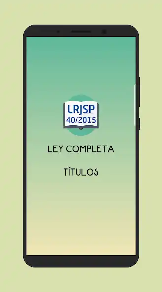 Play LRJSP 40/2015 Oposiciones  and enjoy LRJSP 40/2015 Oposiciones with UptoPlay