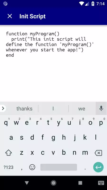 Play Lua Interpreter