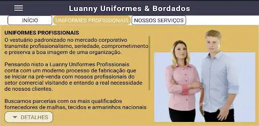 Play Luanny Uniformes Profissionais as an online game Luanny Uniformes Profissionais with UptoPlay