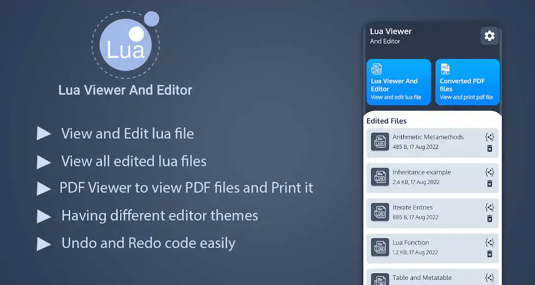 Play Lua Viewer: Lua to pdf  and enjoy Lua Viewer: Lua to pdf with UptoPlay