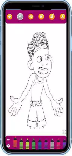 Play Luca Coloring book 2021 as an online game Luca Coloring book 2021 with UptoPlay