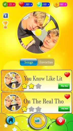 Play Lucas and Marcus Piano Tiles Game  and enjoy Lucas and Marcus Piano Tiles Game with UptoPlay