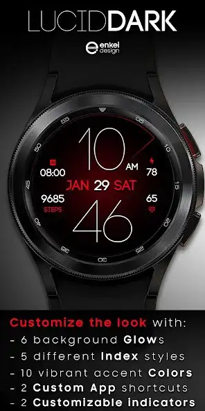 Play Lucid Dark - watch face as an online game Lucid Dark - watch face with UptoPlay