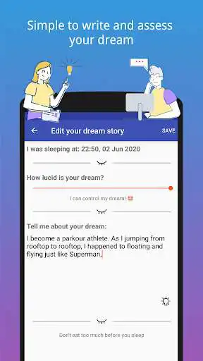 Play Lucid Me - Tools to Help Getting Lucid Dream as an online game Lucid Me - Tools to Help Getting Lucid Dream with UptoPlay