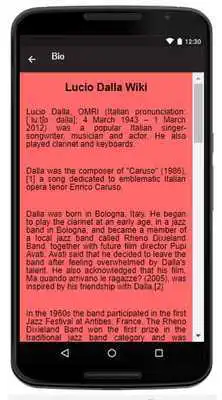 Play Lucio Dalla Songs+Lyrics