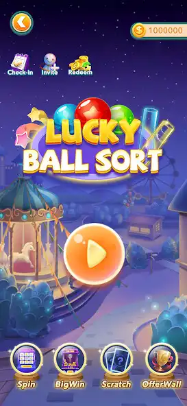 Play Lucky Ball Sort - Color Puzzle  and enjoy Lucky Ball Sort - Color Puzzle with UptoPlay