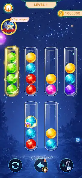 Play Lucky Ball Sort - Color Puzzle as an online game Lucky Ball Sort - Color Puzzle with UptoPlay