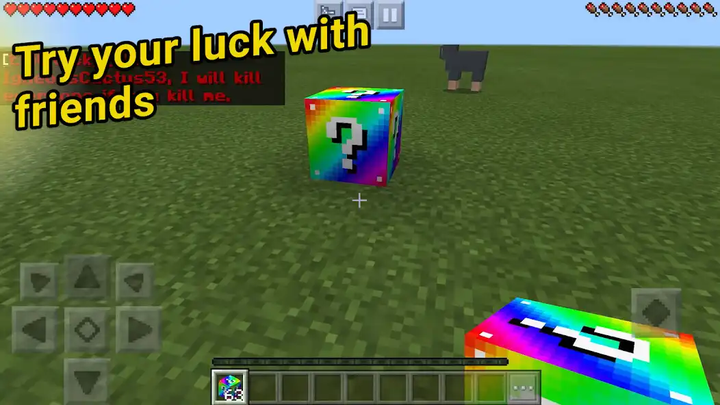 Play Lucky Block craft mods in mcpe as an online game Lucky Block craft mods in mcpe with UptoPlay