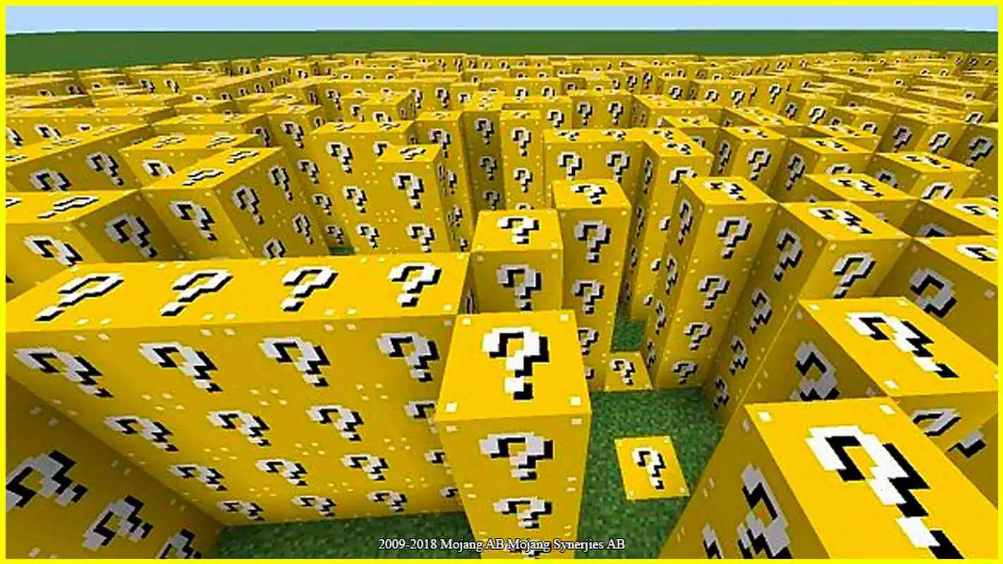 Play Lucky block mod for MCPE - try your luck