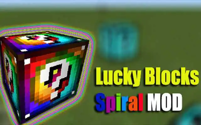 Play Lucky Blocks spiral and Bed Wars mod for mcpe