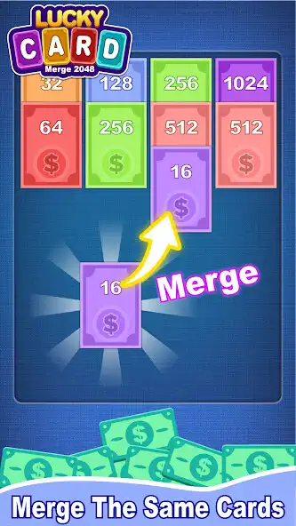 Play Lucky Card 2048 - Win Cash as an online game Lucky Card 2048 - Win Cash with UptoPlay