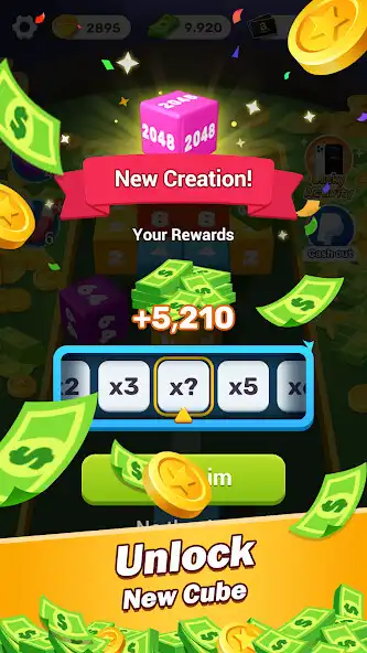 Play Lucky Cube - Merge and Win Free Reward as an online game Lucky Cube - Merge and Win Free Reward with UptoPlay