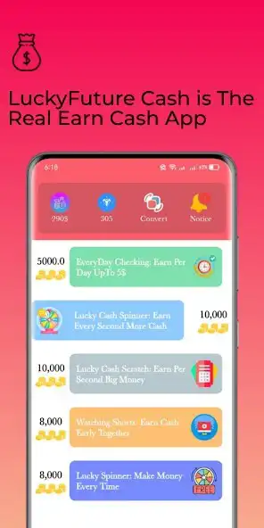 Play LuckyFuture Cash - Make Money  and enjoy LuckyFuture Cash - Make Money with UptoPlay