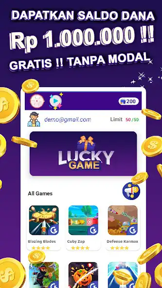 Play Lucky Game Penghasil Dana  and enjoy Lucky Game Penghasil Dana with UptoPlay