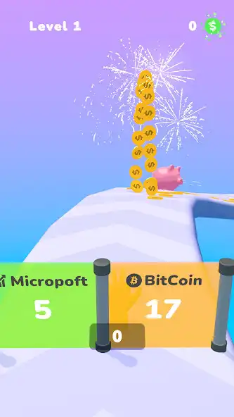 Play Lucky Investment Run 3D as an online game Lucky Investment Run 3D with UptoPlay