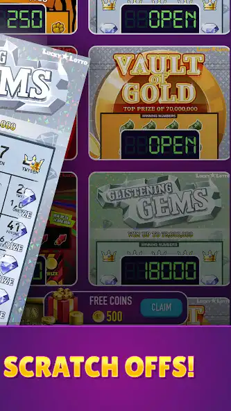 Play Lucky Lotto - Mega Scratch Off as an online game Lucky Lotto - Mega Scratch Off with UptoPlay