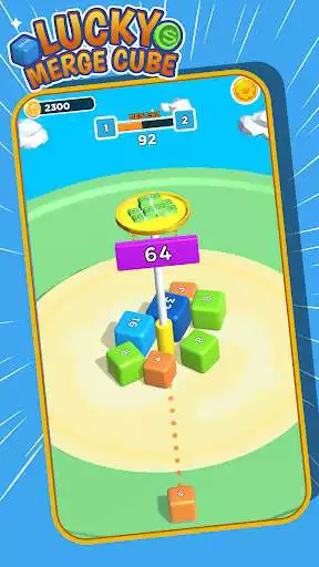 Play Lucky Merge Cube  and enjoy Lucky Merge Cube with UptoPlay