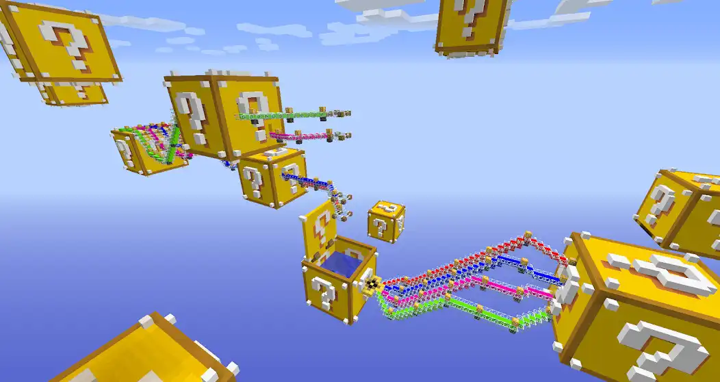 Play Lucky Mods  Map for Minecraft as an online game Lucky Mods  Map for Minecraft with UptoPlay