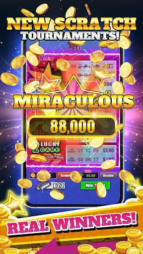 Play Lucky Star: Lotto Scratch as an online game Lucky Star: Lotto Scratch with UptoPlay