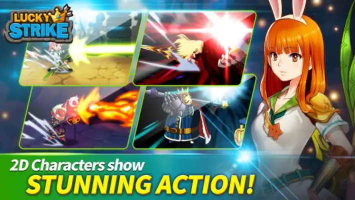 Play LuckyStrike: Slotmachine Puzzle RPG