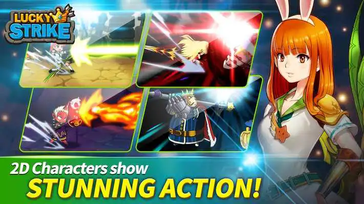 Play LuckyStrike: Slotmachine Puzzle RPG