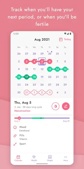 Play Lucy - Period tracker calendar as an online game Lucy - Period tracker calendar with UptoPlay