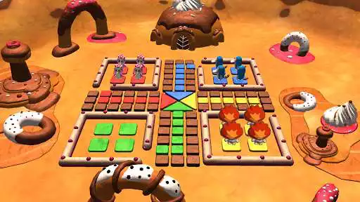 Play Ludo 3D Multiplayer as an online game Ludo 3D Multiplayer with UptoPlay