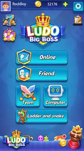 Play Ludo big boss as an online game Ludo big boss with UptoPlay