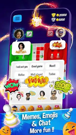 Play Ludo Clash: Club King Royale as an online game Ludo Clash: Club King Royale with UptoPlay