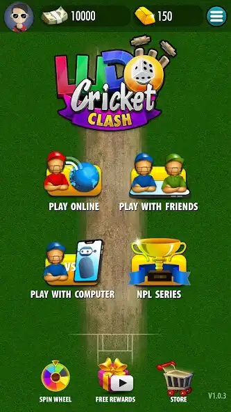 Play Ludo Cricket Clash™ as an online game Ludo Cricket Clash™ with UptoPlay