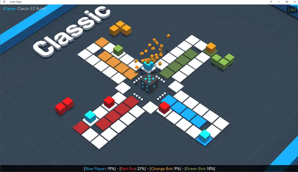 Play Ludo: Cubes as an online game Ludo: Cubes with UptoPlay