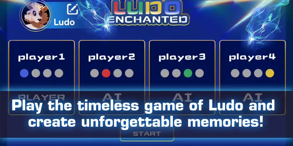Play Ludo Enchanted as an online game Ludo Enchanted with UptoPlay