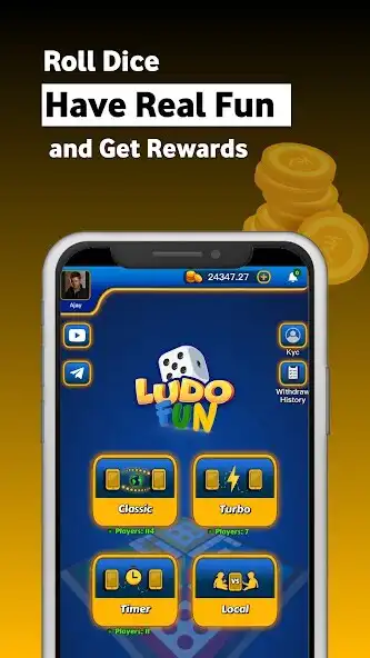 Play Ludo Fun - Play Ludo and Win  and enjoy Ludo Fun - Play Ludo and Win with UptoPlay