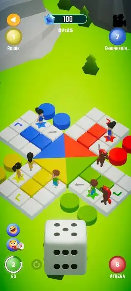 Play Ludo Guys - 3D Ludo as an online game Ludo Guys - 3D Ludo with UptoPlay
