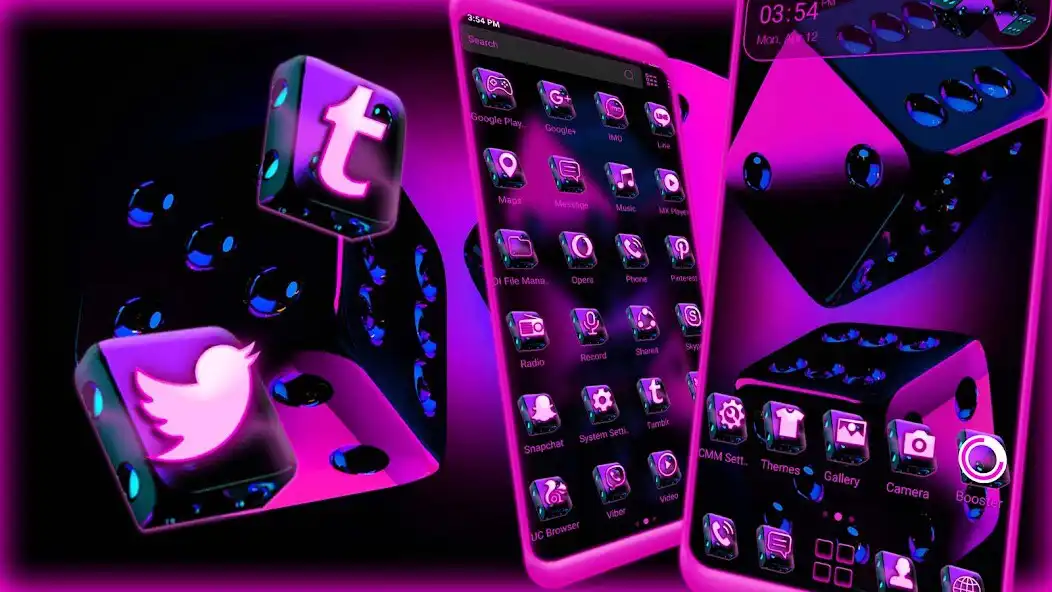 Play Ludo Pink Dice 3D Launcher The  and enjoy Ludo Pink Dice 3D Launcher The with UptoPlay