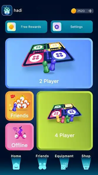 Play Ludo Space : Dice Board Game as an online game Ludo Space : Dice Board Game with UptoPlay