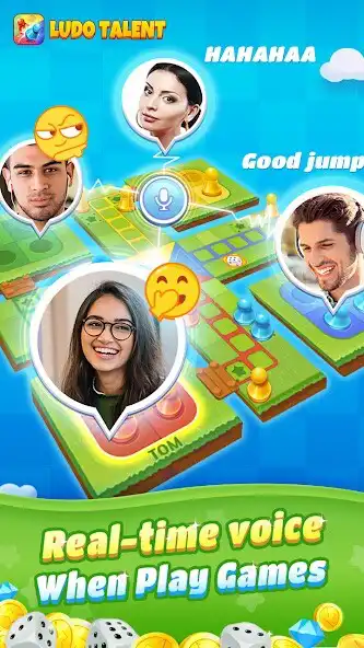 Play Ludo Talent - Game  Chatroom as an online game Ludo Talent - Game  Chatroom with UptoPlay
