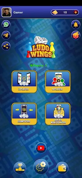 Play Ludo Wings  and enjoy Ludo Wings with UptoPlay
