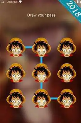 Play Luffy Lock pattern screen One Piece Wallpapers HD