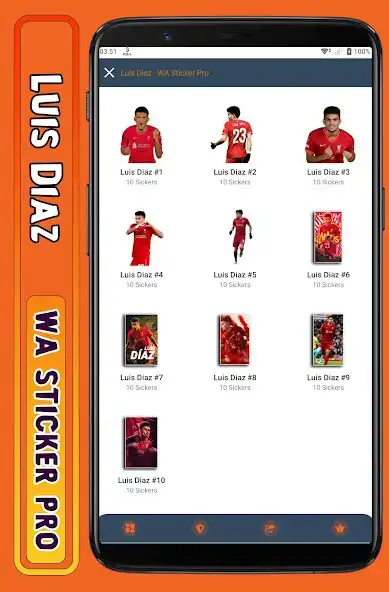 Play Luis Diaz - WA Sticker Pro  and enjoy Luis Diaz - WA Sticker Pro with UptoPlay