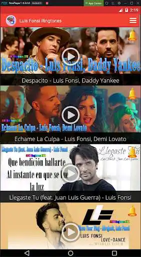 Play Luis Fonsi - Ringtones Free as an online game Luis Fonsi - Ringtones Free with UptoPlay