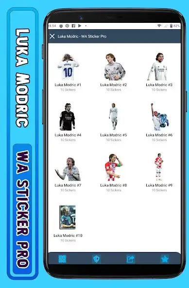 Play Luka Modric - WA Sticker Pro  and enjoy Luka Modric - WA Sticker Pro with UptoPlay