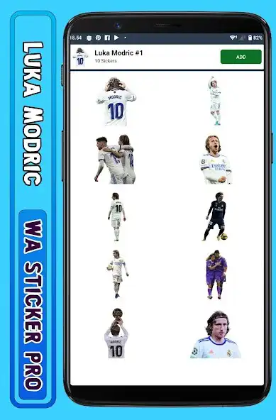 Play Luka Modric - WA Sticker Pro as an online game Luka Modric - WA Sticker Pro with UptoPlay