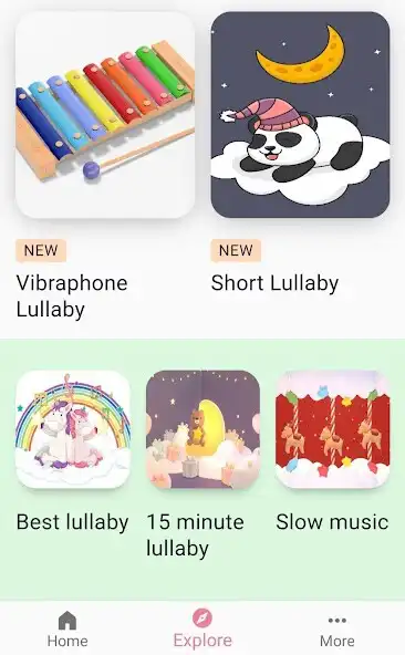 Play Lullabies Songs: Sleep Sounds as an online game Lullabies Songs: Sleep Sounds with UptoPlay